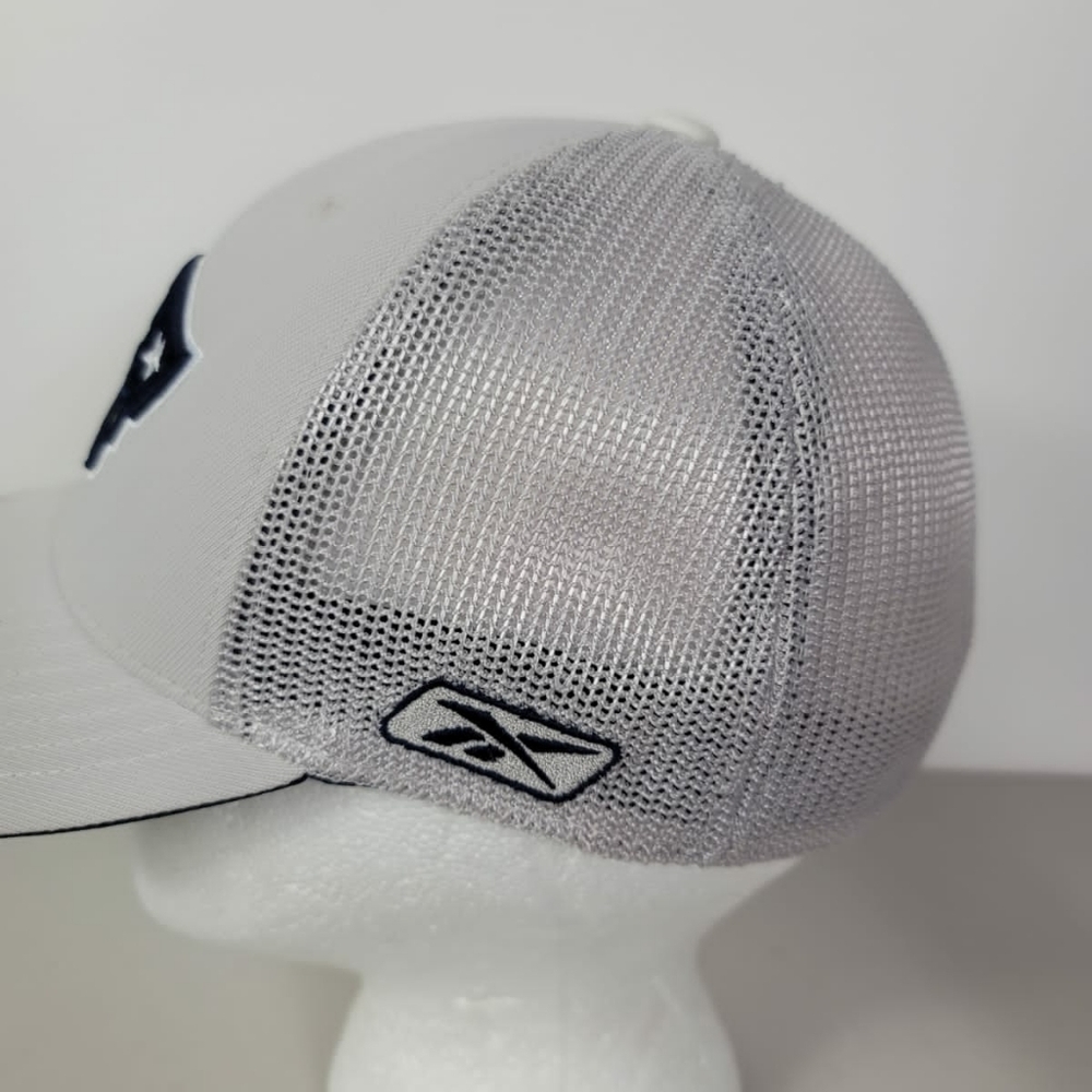 New England Patriots NFL one Sz fit all Blue Fitted Cap Hat Gray - Picture 3 of 10